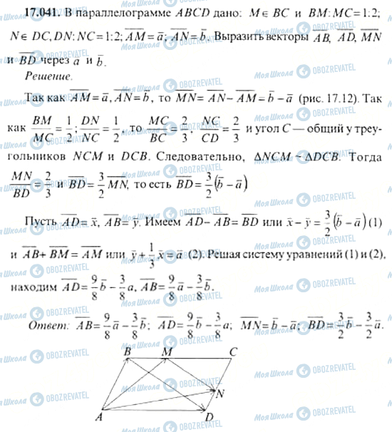 ГДЗ Алгебра 11 клас сторінка 17.041