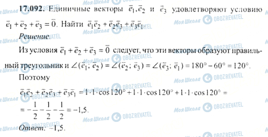 ГДЗ Алгебра 11 клас сторінка 17.092