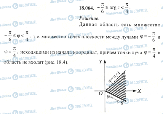 ГДЗ Алгебра 11 клас сторінка 18.064