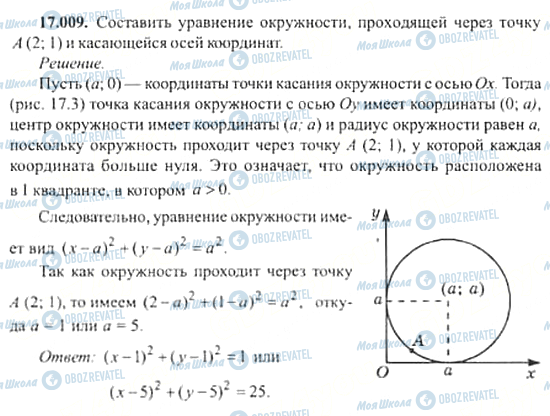 ГДЗ Алгебра 11 клас сторінка 17.009