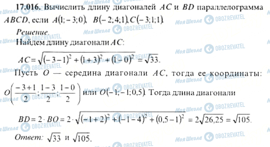 ГДЗ Алгебра 11 клас сторінка 17.016