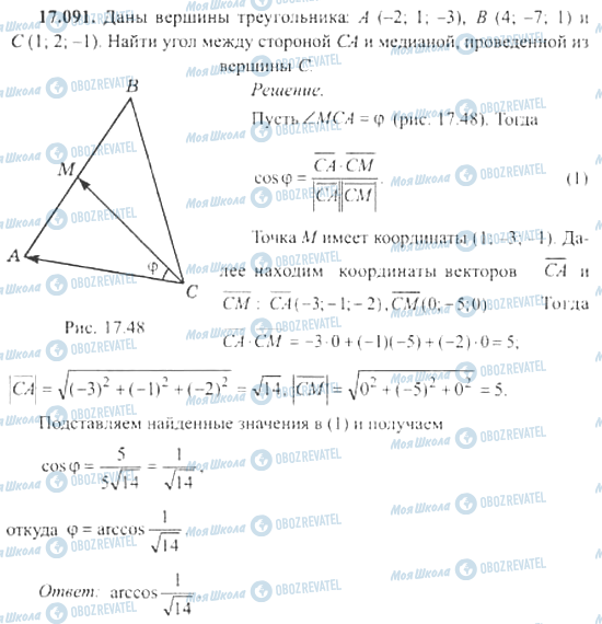 ГДЗ Алгебра 11 клас сторінка 17.091