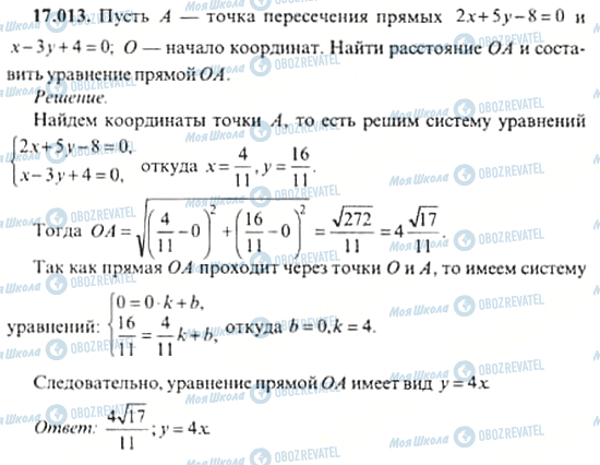 ГДЗ Алгебра 11 клас сторінка 17.013