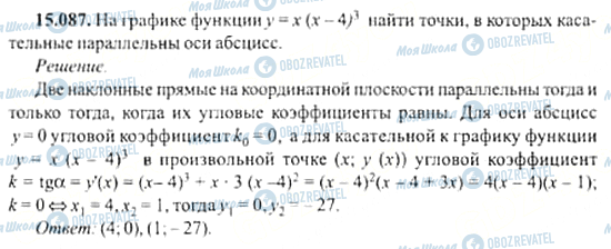 ГДЗ Алгебра 11 класс страница 15.087