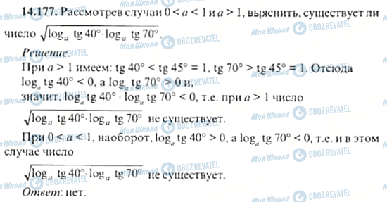 ГДЗ Алгебра 11 клас сторінка 14.177