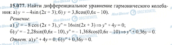 ГДЗ Алгебра 11 клас сторінка 15.077