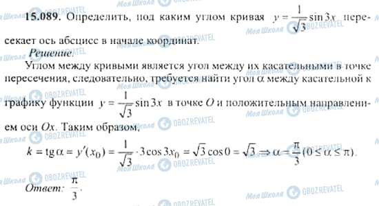 ГДЗ Алгебра 11 клас сторінка 15.089