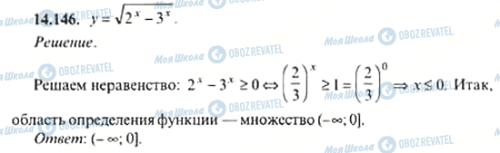 ГДЗ Алгебра 11 клас сторінка 14.146