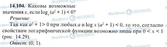 ГДЗ Алгебра 11 класс страница 14.104