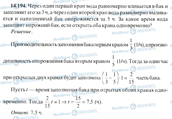 ГДЗ Алгебра 11 клас сторінка 14.194