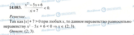 ГДЗ Алгебра 11 клас сторінка 14.083