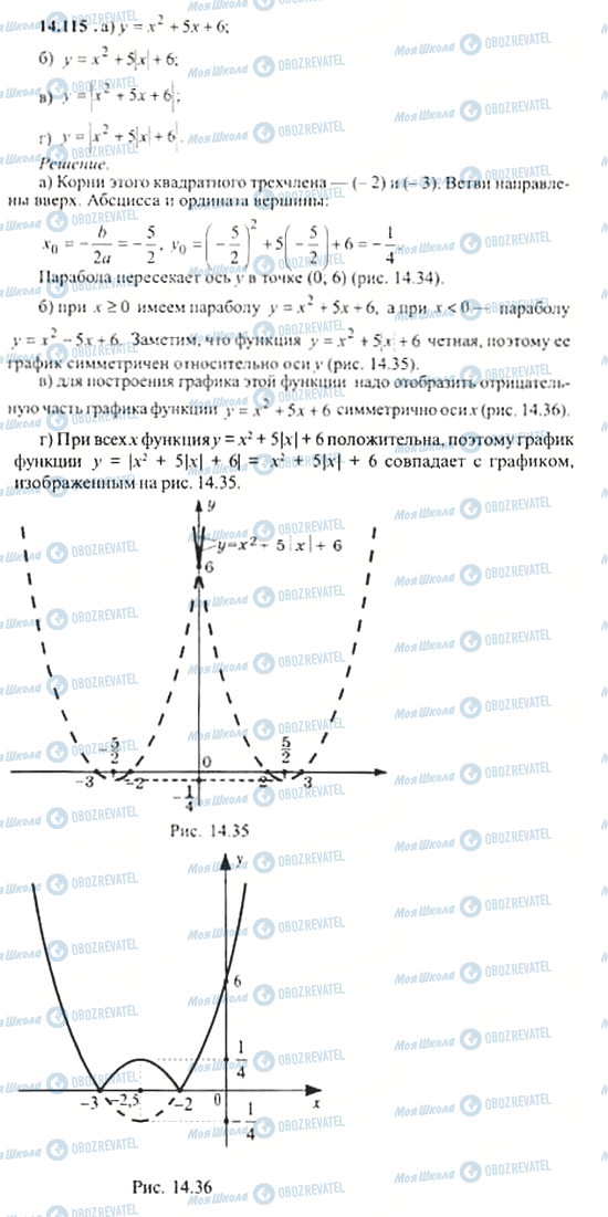 ГДЗ Алгебра 11 класс страница 14.115