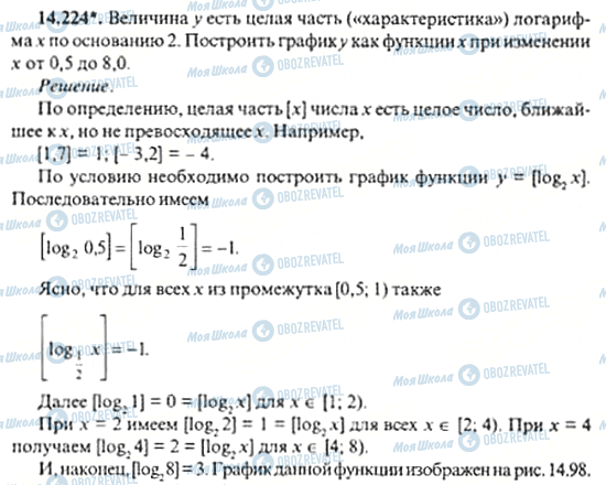 ГДЗ Алгебра 11 класс страница 14.224