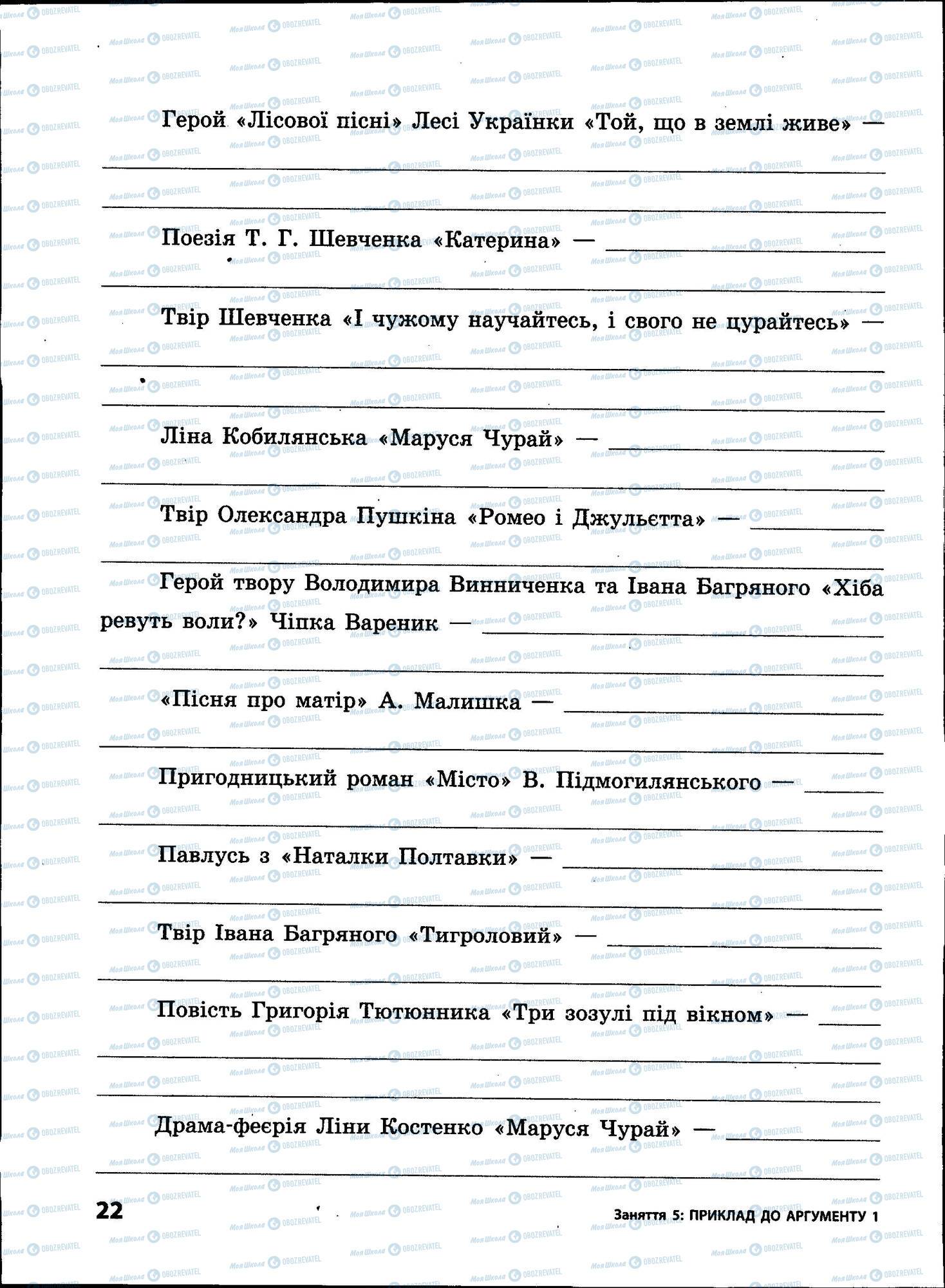 ЗНО Укр мова 11 класс страница 022