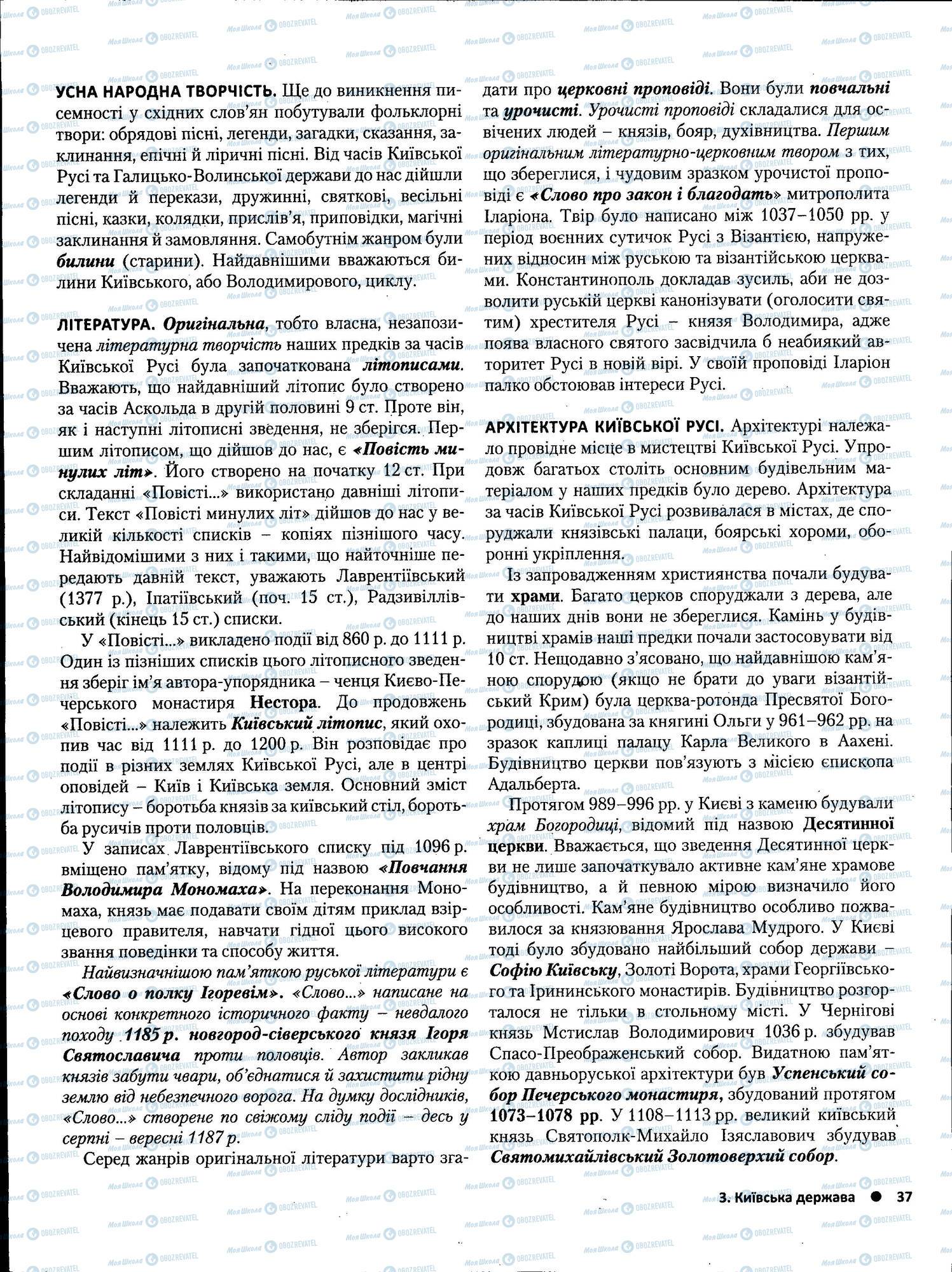 ЗНО Історія України 11 клас сторінка 037
