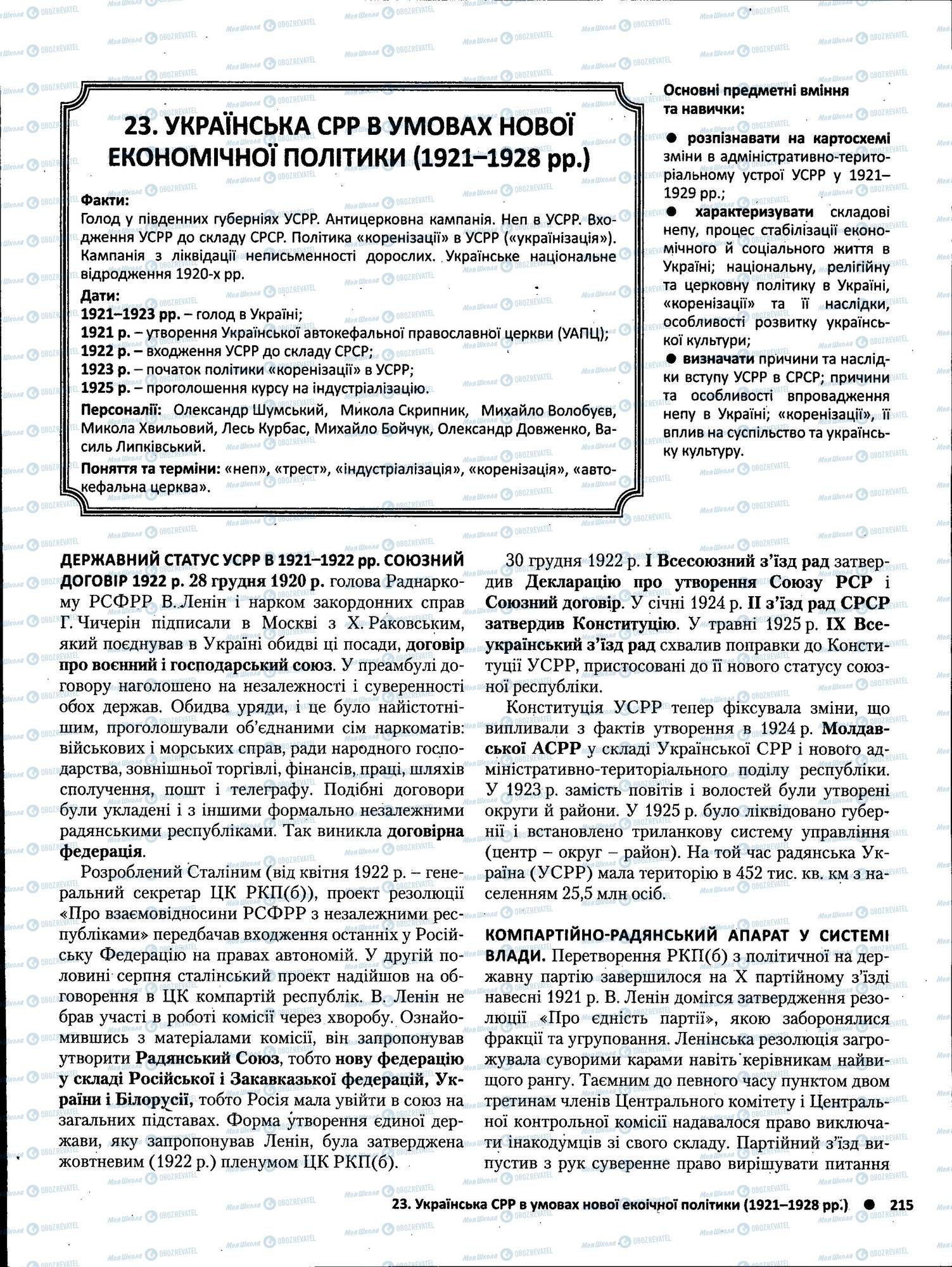 ЗНО История Украины 11 класс страница 215