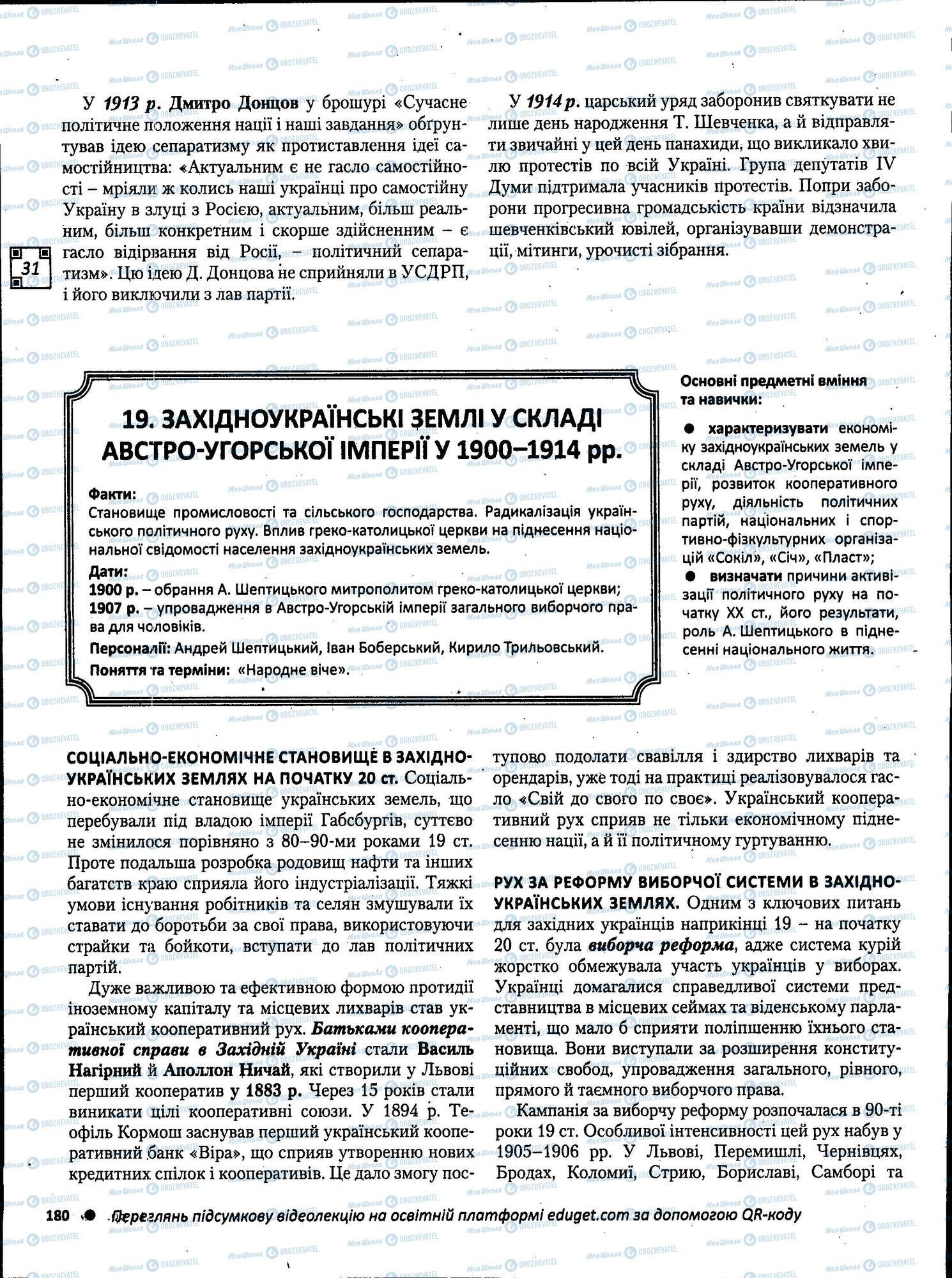 ЗНО Історія України 11 клас сторінка 180