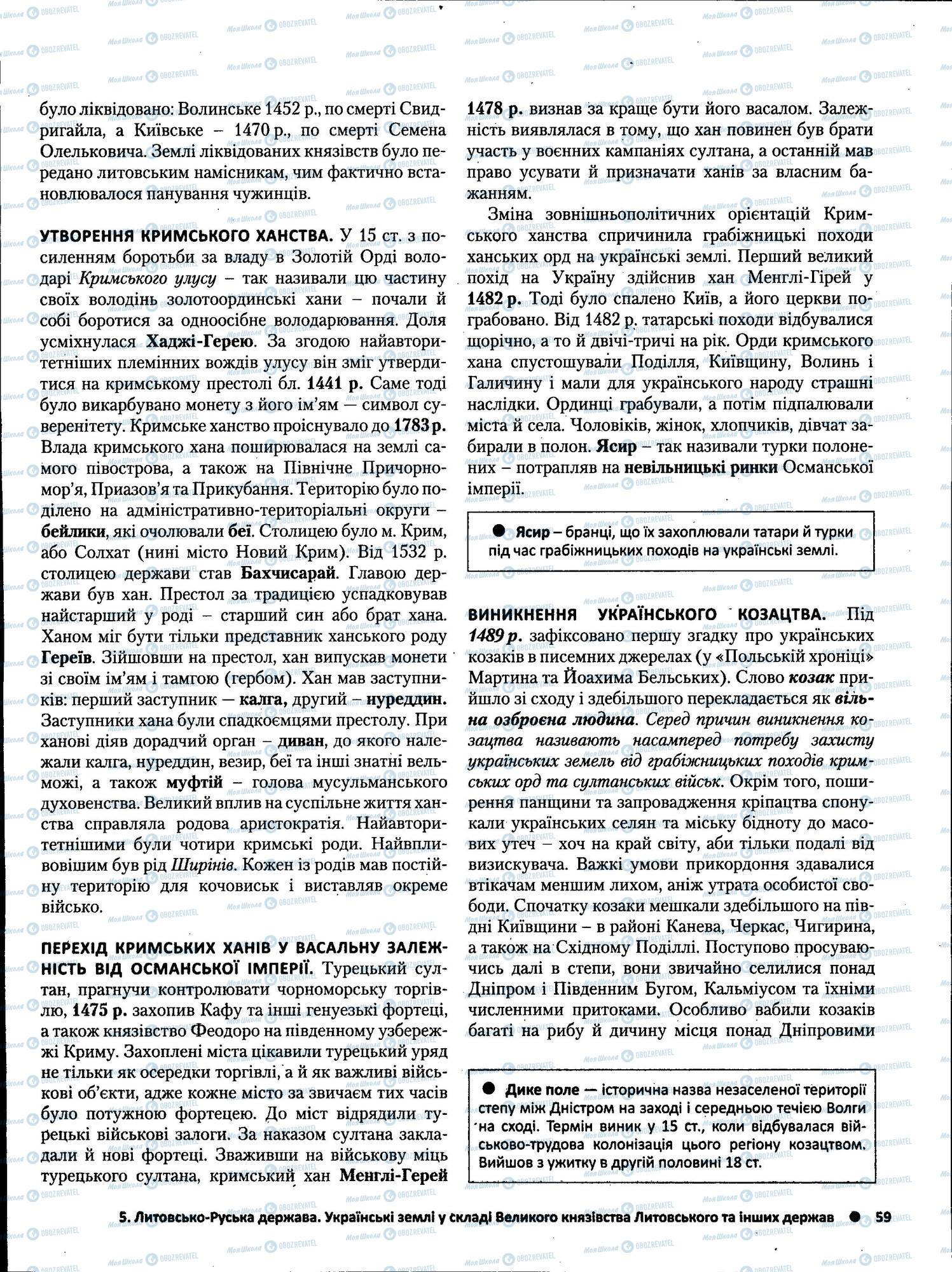 ЗНО История Украины 11 класс страница 059