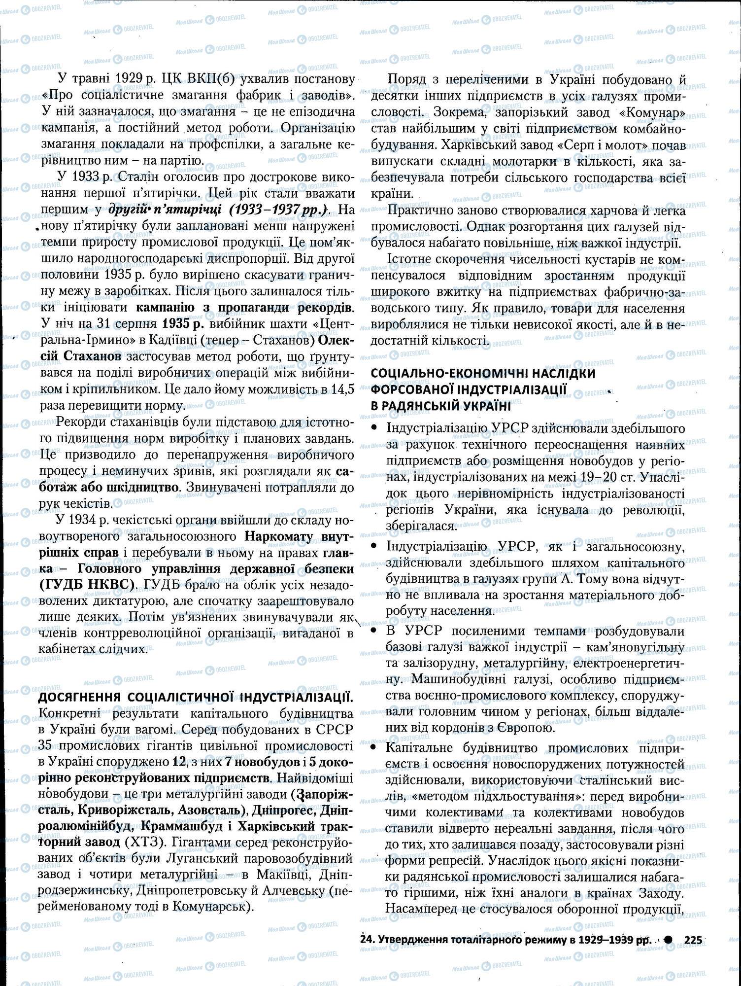 ЗНО История Украины 11 класс страница 225