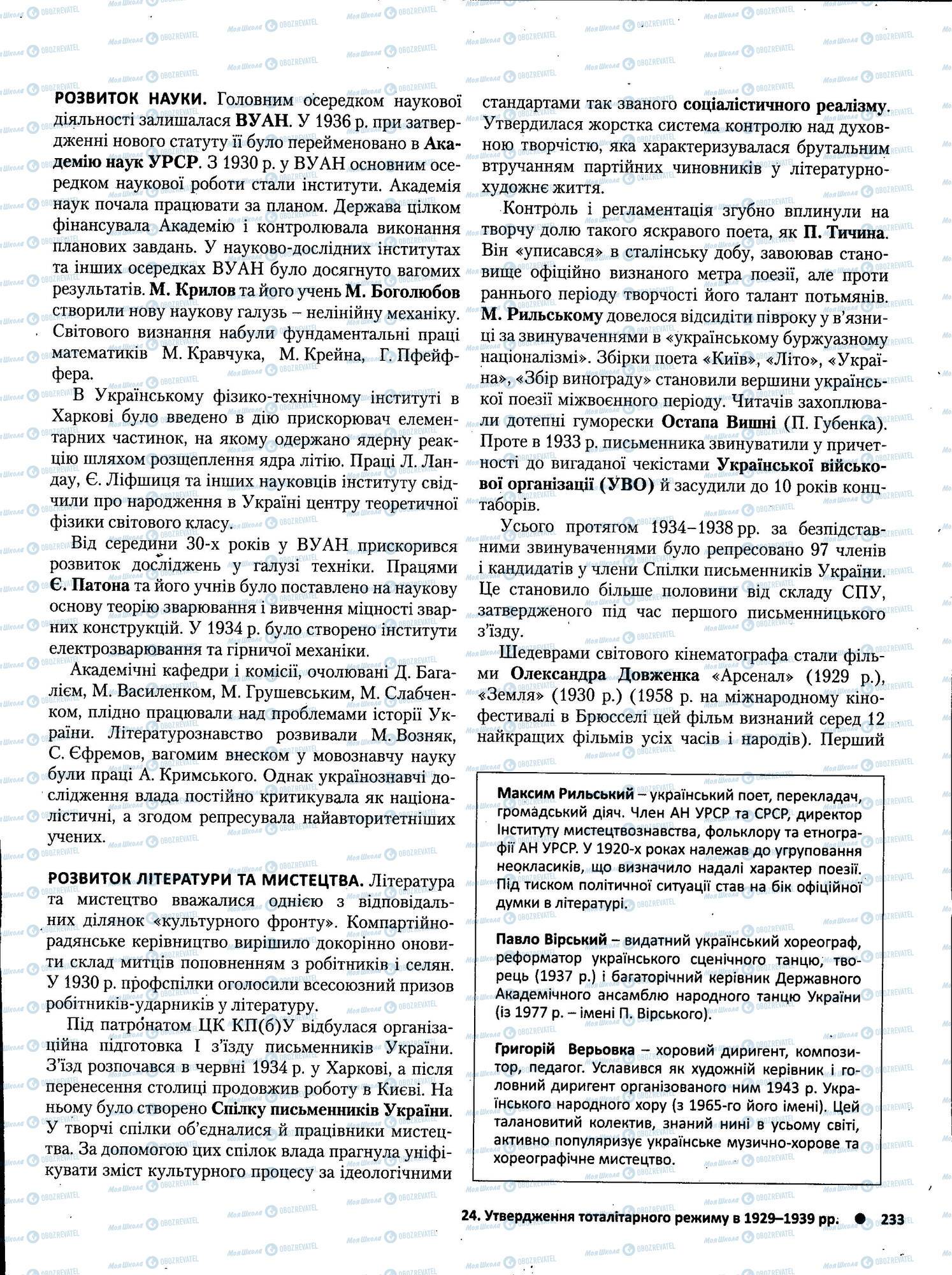 ЗНО Історія України 11 клас сторінка 233