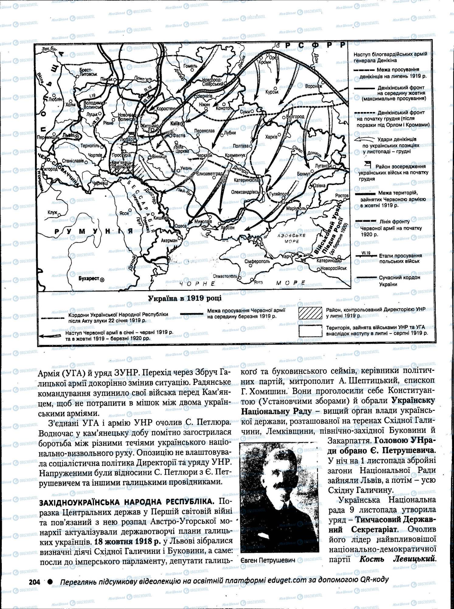 ЗНО Історія України 11 клас сторінка 204