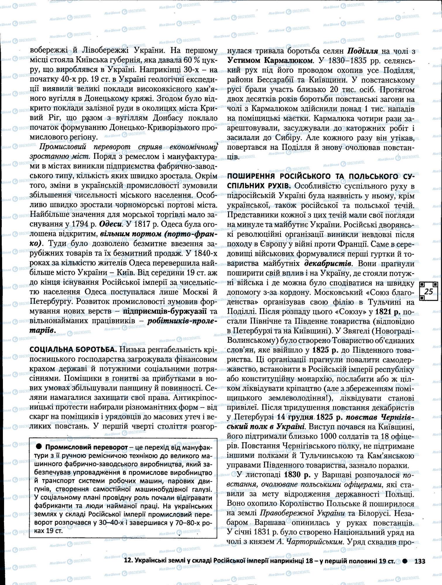 ЗНО Історія України 11 клас сторінка 133