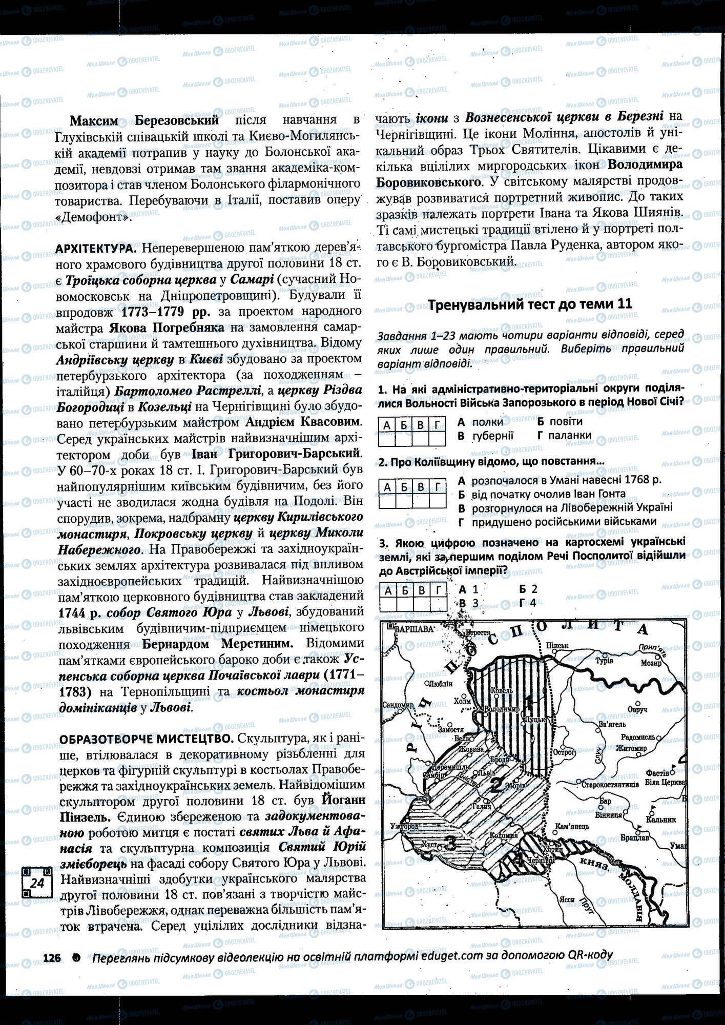 ЗНО Історія України 11 клас сторінка 126