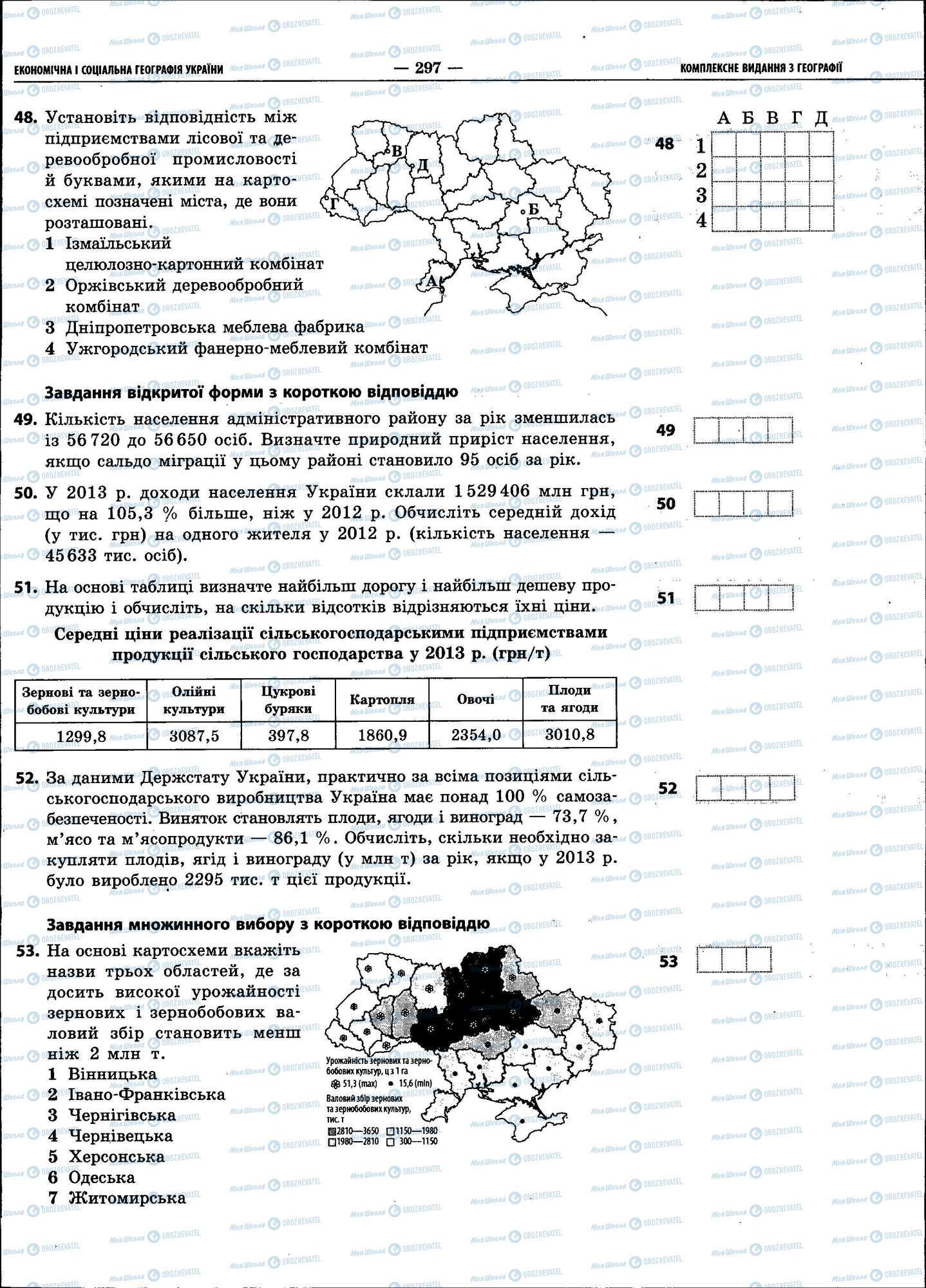 ЗНО Географія 11 клас сторінка 297