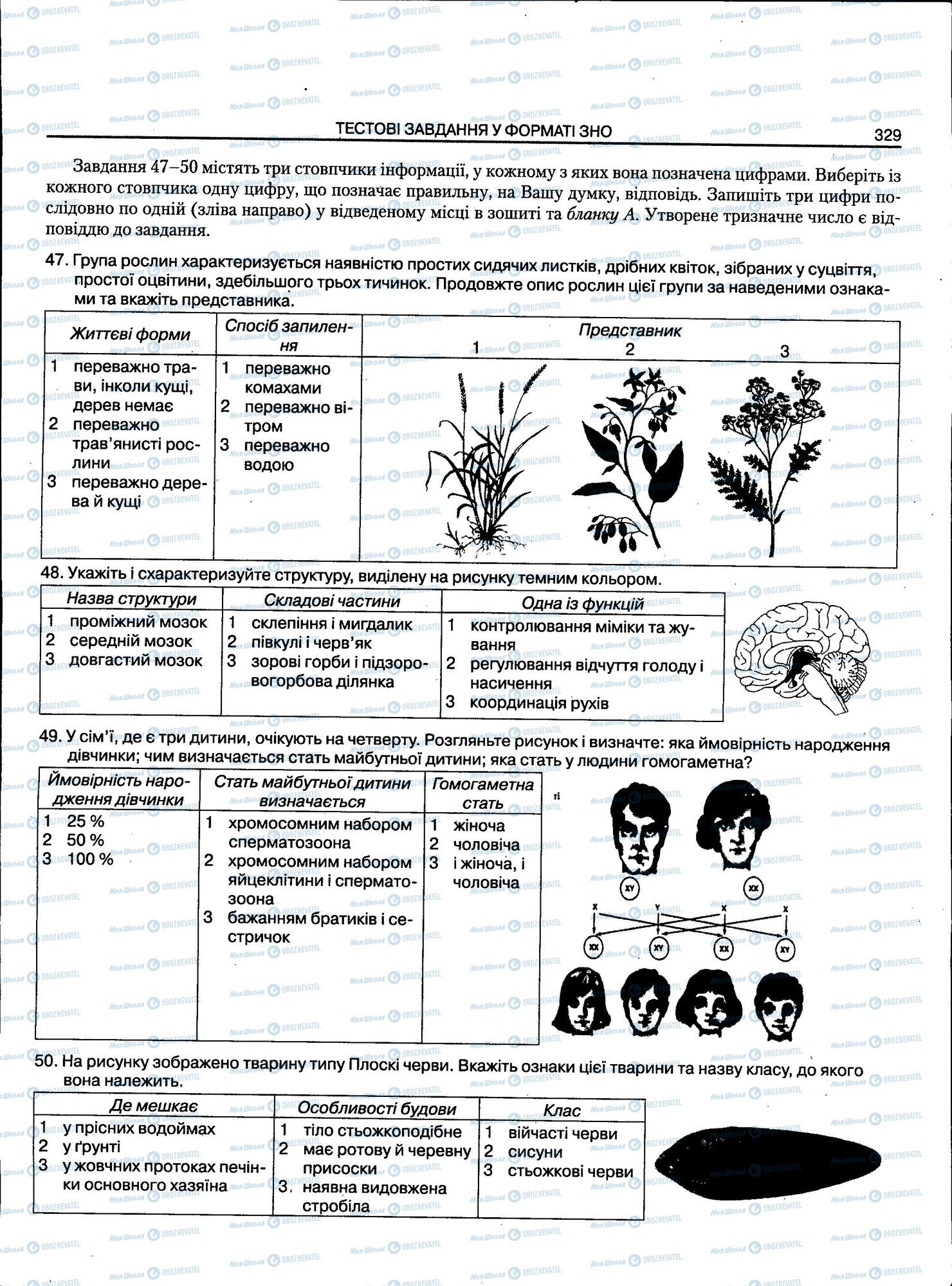 ЗНО Біологія 11 клас сторінка 329