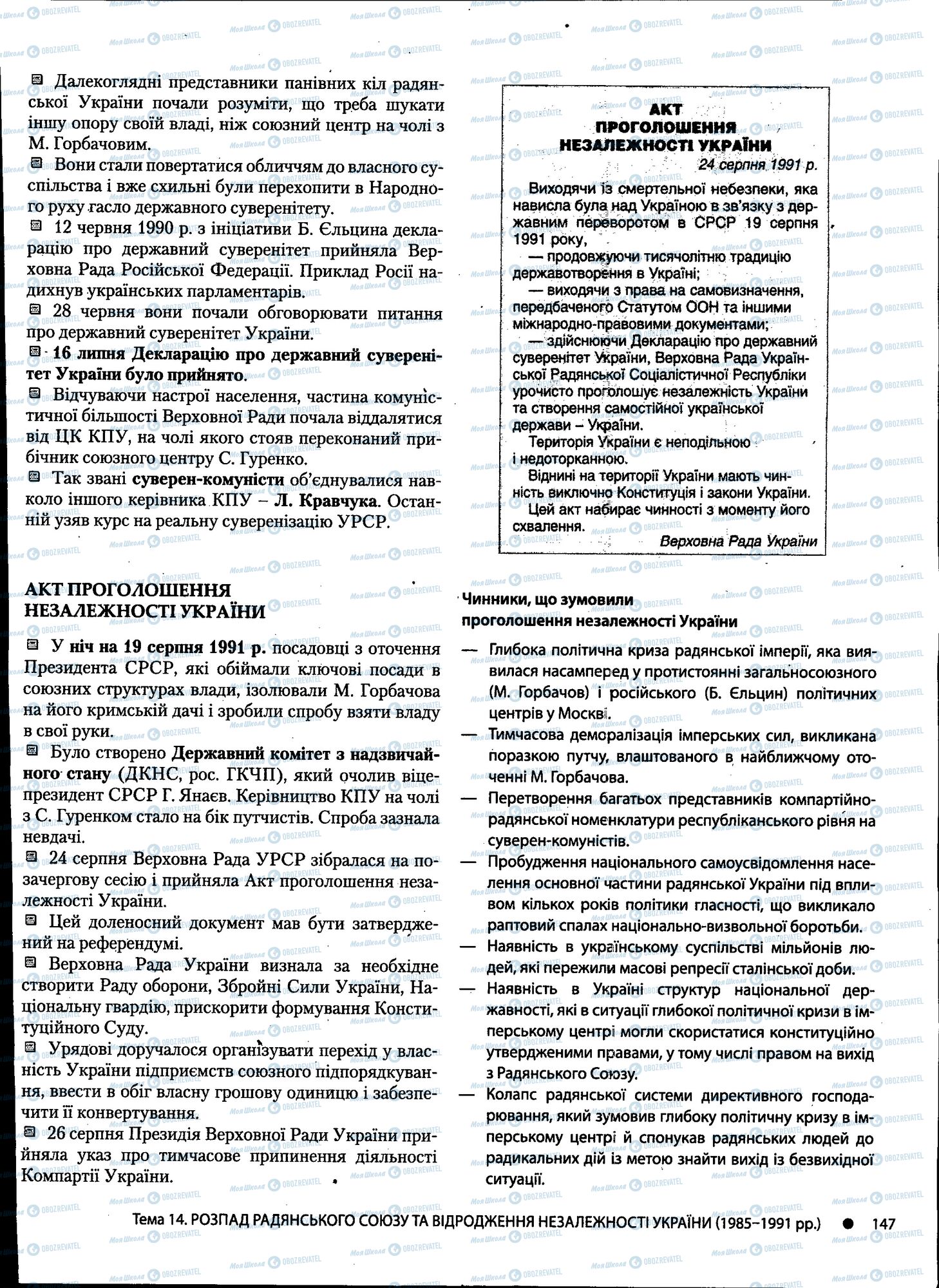 ДПА История Украины 11 класс страница 147