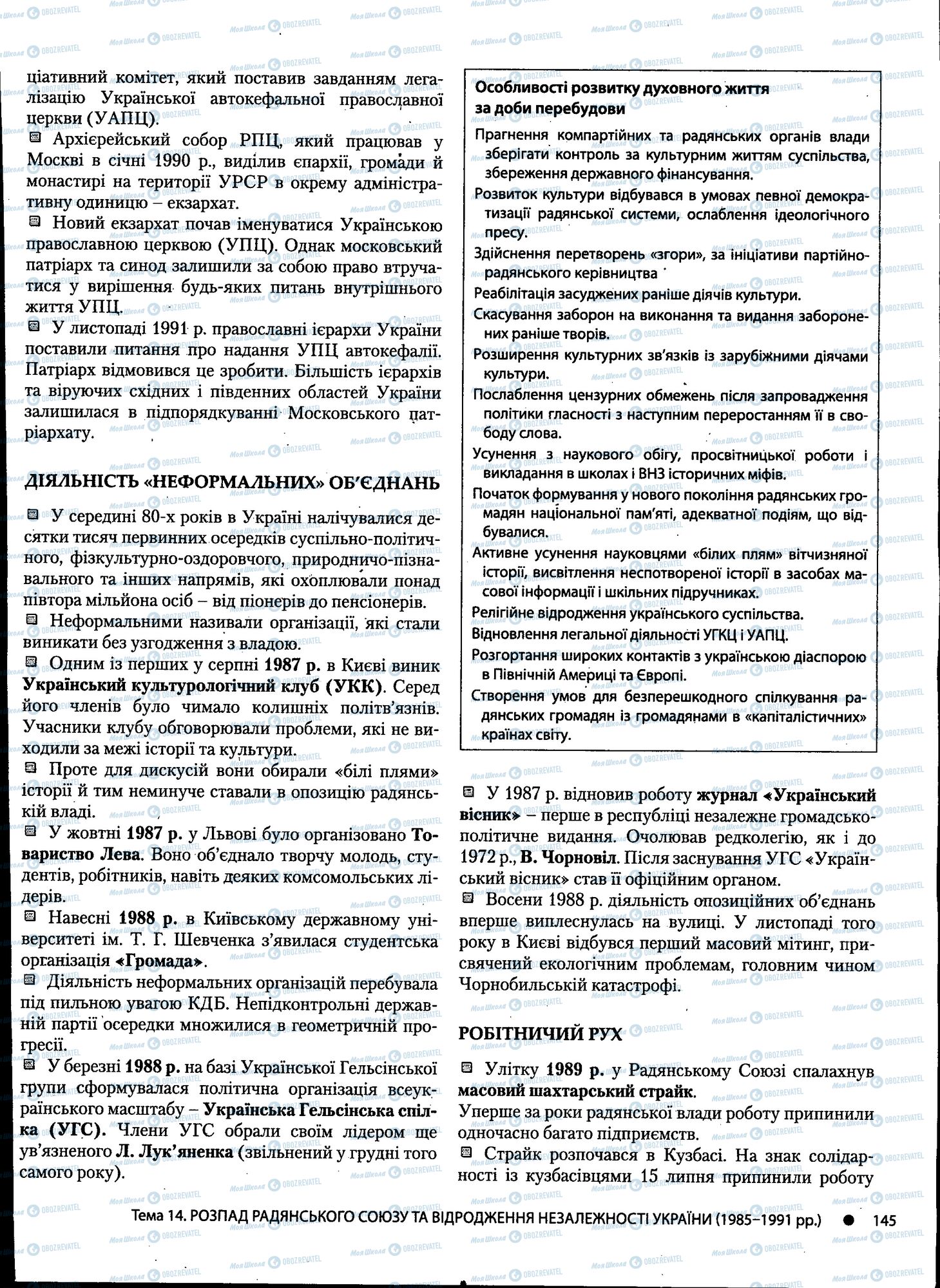 ДПА История Украины 11 класс страница 145