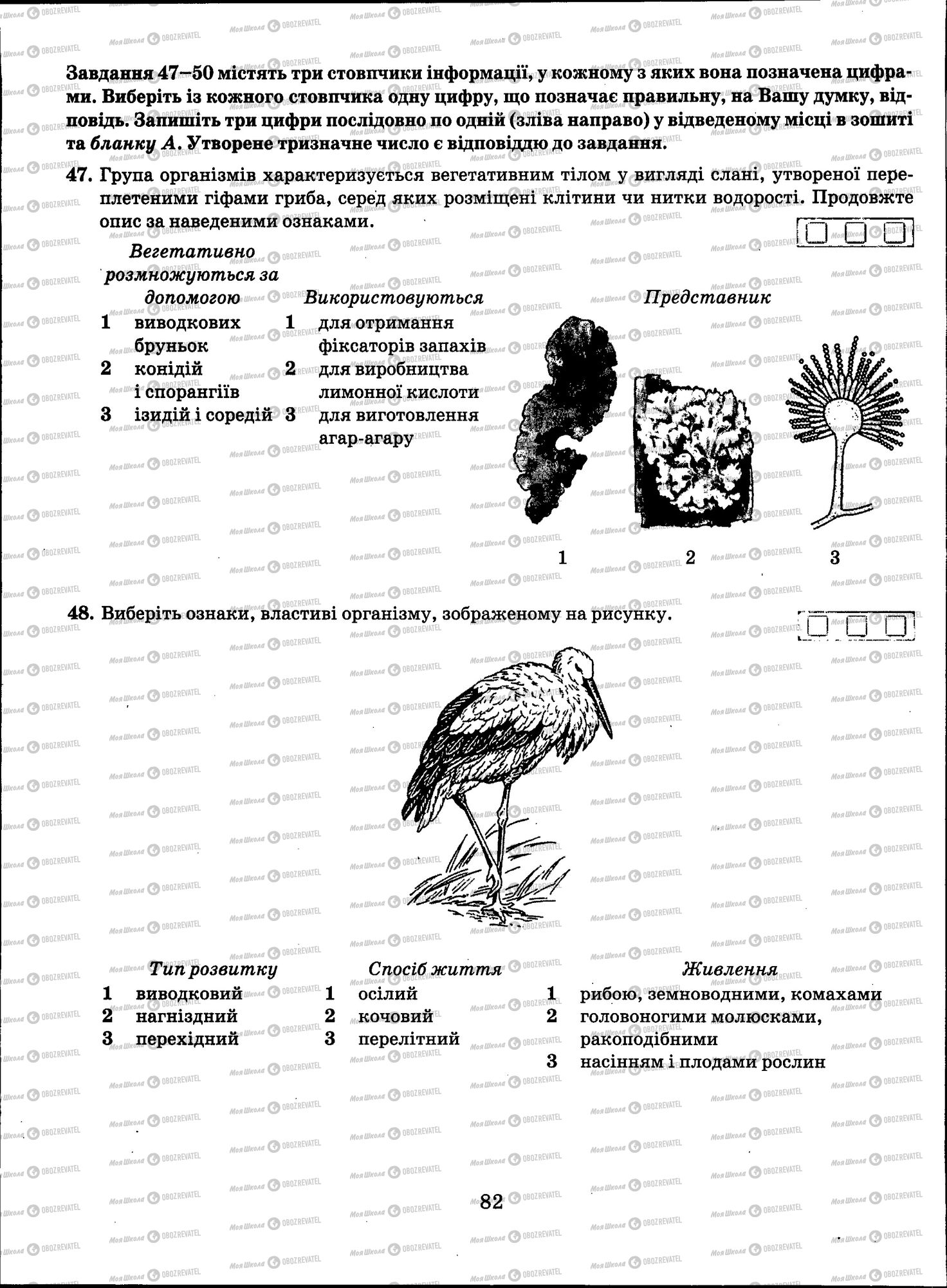 ЗНО Биология 11 класс страница 082