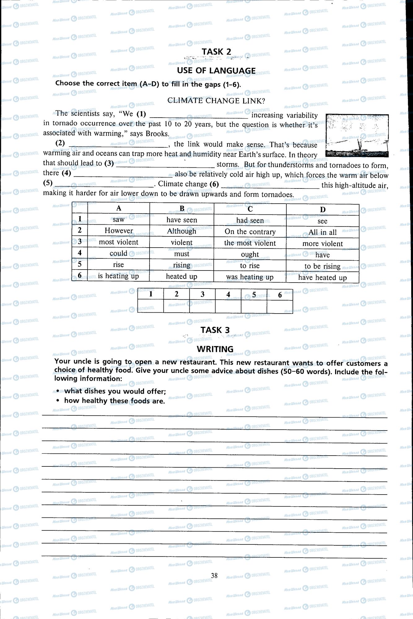 ДПА Англійська мова 11 клас сторінка 038