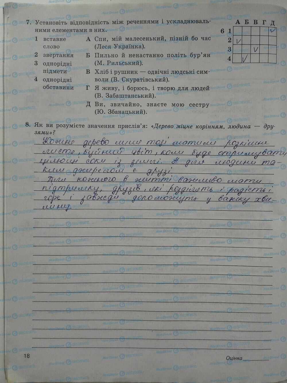 ГДЗ Укр мова 5 класс страница стр. 18
