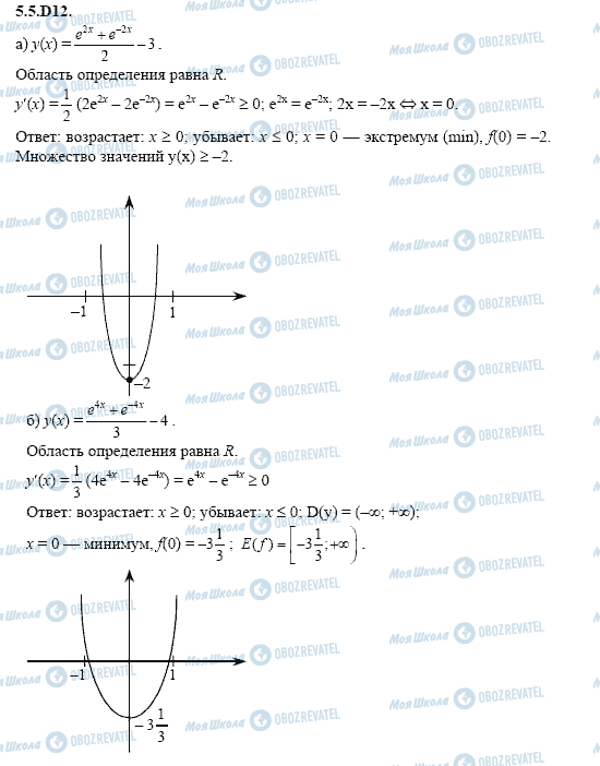 ГДЗ Алгебра 11 класс страница 5.5.D12