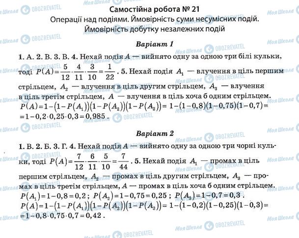 ГДЗ Алгебра 11 клас сторінка 21