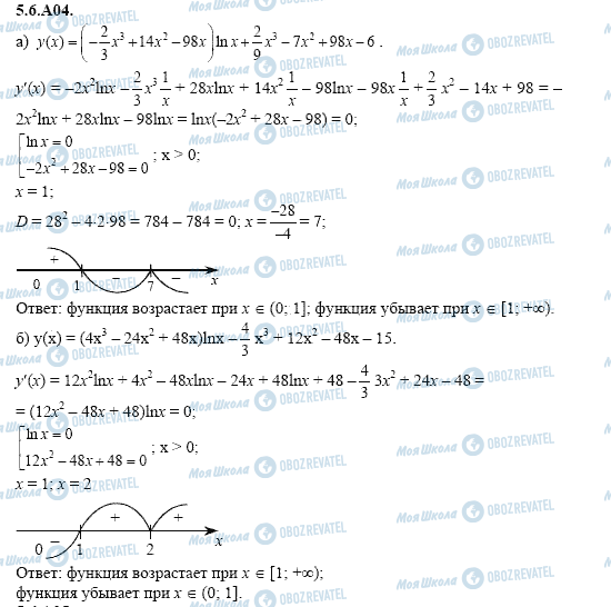 ГДЗ Алгебра 11 клас сторінка 5.6.A04