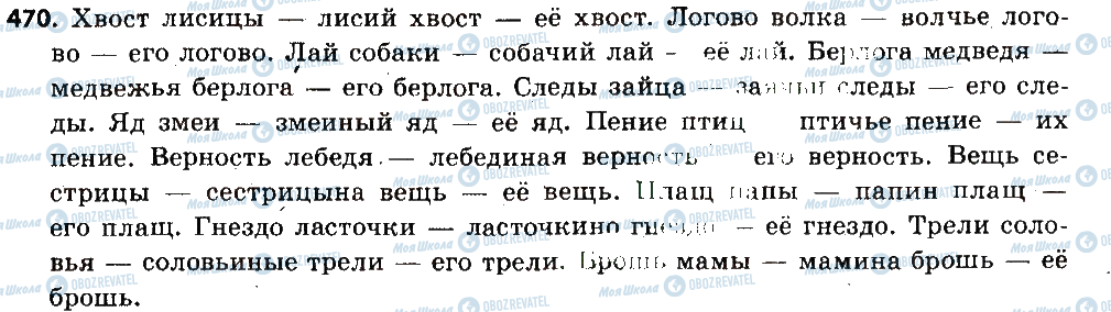 ГДЗ Русский язык 6 класс страница 470