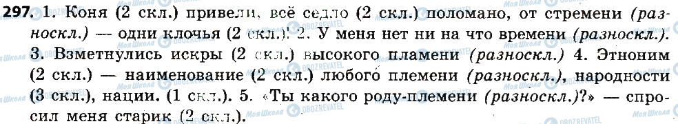 ГДЗ Російська мова 6 клас сторінка 297