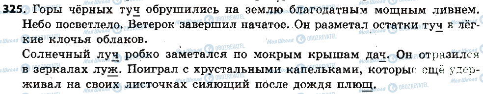 ГДЗ Русский язык 6 класс страница 325