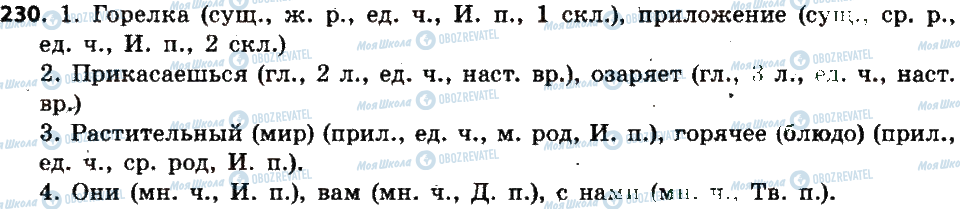 ГДЗ Русский язык 6 класс страница 230