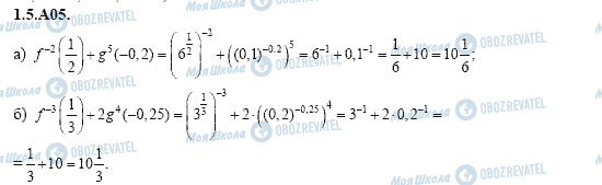 ГДЗ Алгебра 11 класс страница 1.5.A05