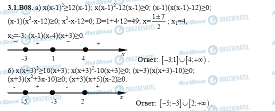 ГДЗ Алгебра 11 класс страница 3.1.B08