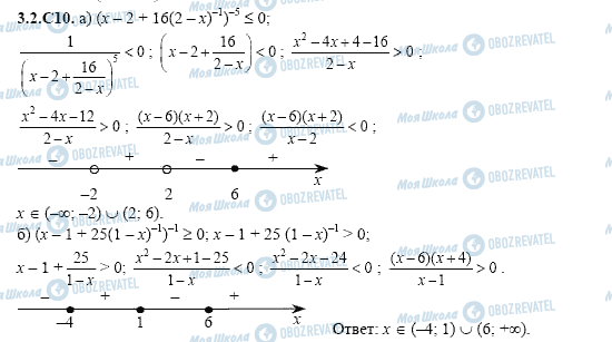 ГДЗ Алгебра 11 клас сторінка 3.2.C10