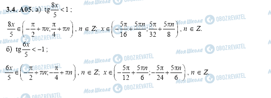 ГДЗ Алгебра 11 клас сторінка 3.4.A05