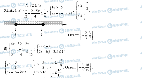 ГДЗ Алгебра 11 клас сторінка 3.1.A05