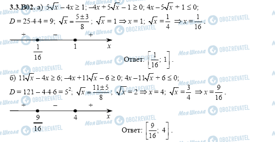 ГДЗ Алгебра 11 клас сторінка 3.3.B02