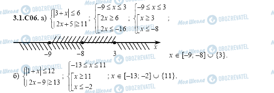 ГДЗ Алгебра 11 класс страница 3.1.C06