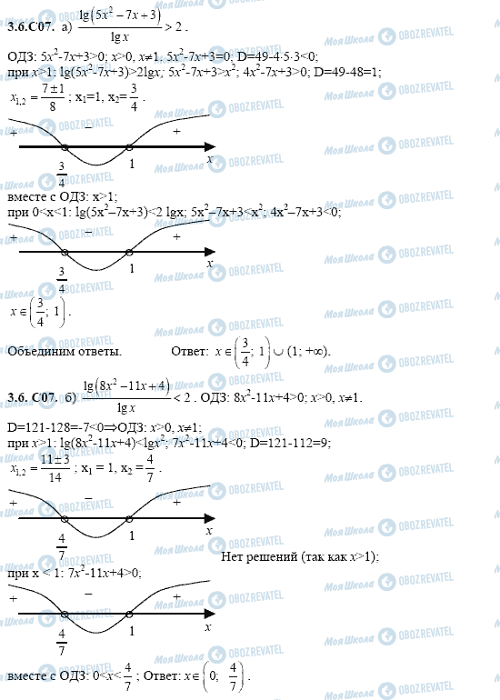 ГДЗ Алгебра 11 клас сторінка 3.6.C07