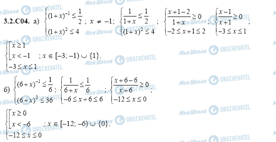 ГДЗ Алгебра 11 класс страница 3.2.C04